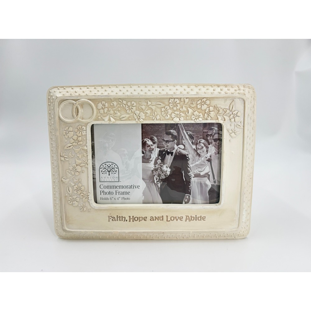 Faith‎ Hope Love Abide 6x4 Photo Frame Keepsake Box Wedding Gift Decor